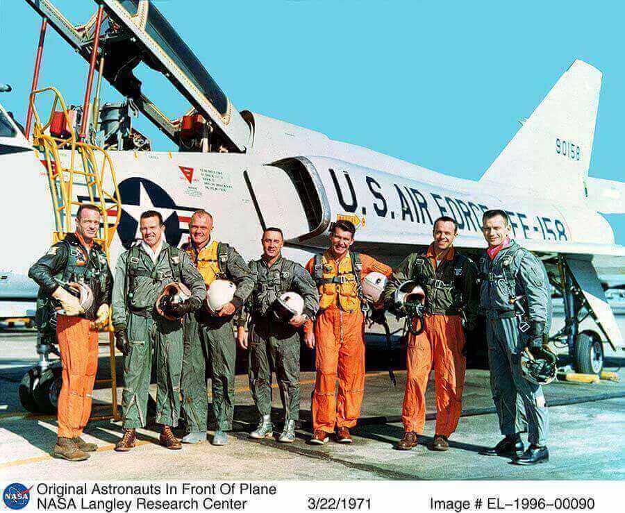 7 Mercury Astronauts F-106B 57-2516