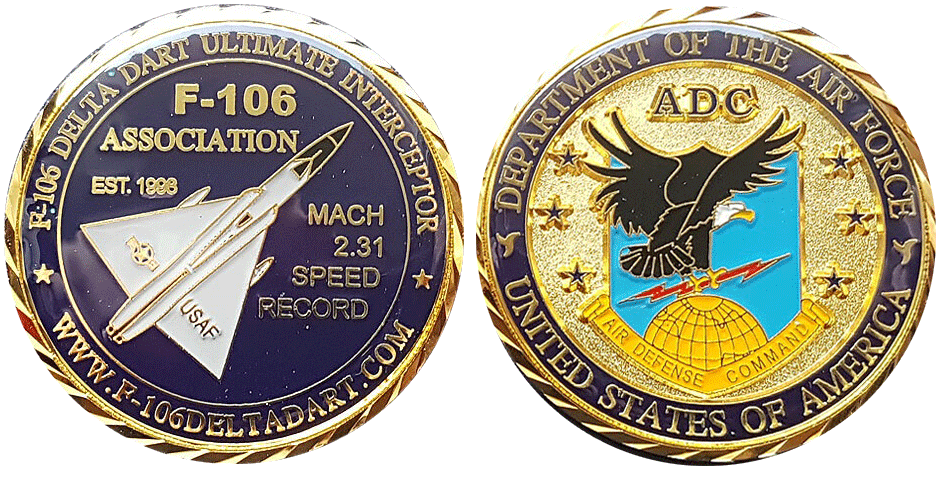 F-106 Association Challenge Coin in the eStore