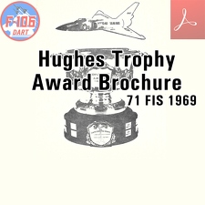  Hughes Trophy Award Brochure 71st 1969