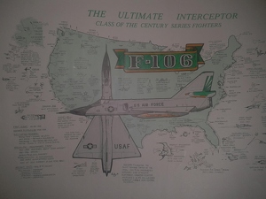 Artwork F-106 Map Featuring 49th FIS