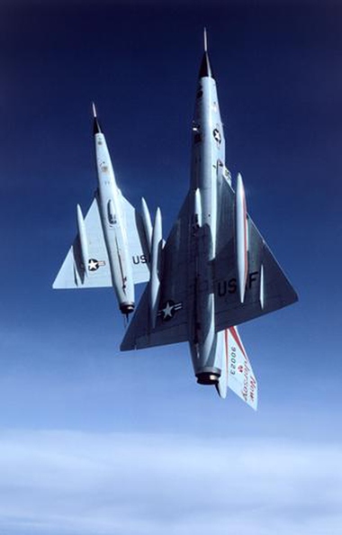 F-106s 590023 and 590046 of the 119th FIS Verticle.jpg