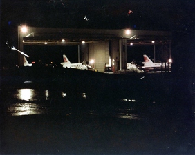 F-106s in 87th shelters