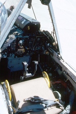 Cockpit QF-106 Manned