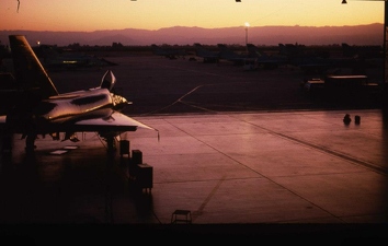 194th F-106 Flightline Sunset