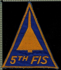  Patch 5th FIS Yellow on Blue Six Patch