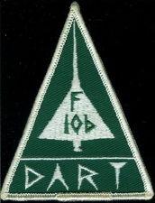  Patch F-106 Triangle White-on-Green
