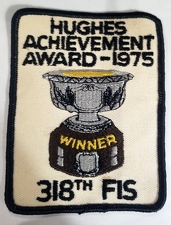  Patch Hughes Award 1975 318th FIS