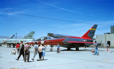 570237 and F-107 Edwards 1959