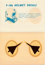 Helmet Decal for F-106