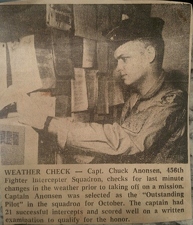 Chuck Anonsen newspaper1964