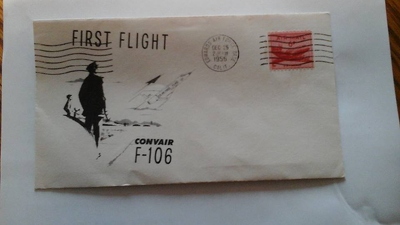 F-106 First Flight postage