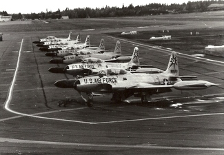 Row of 318th T-33s
