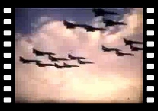71 FIS F-106 16-Ship Flyby 1969