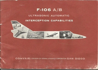F-106 Convair Booklet Brochure Page 01
