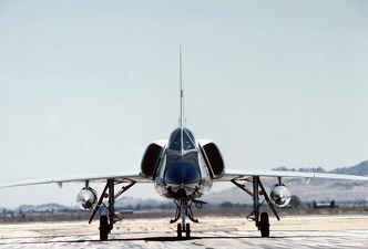 F-106A Head On Nose shot - Digital Art Source Photo 