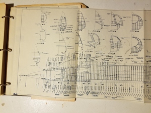 Convair Specification Drawing Fuselage A-Model