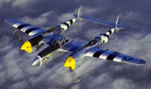 P-38 Aircraft of the 456 F.I.S. 