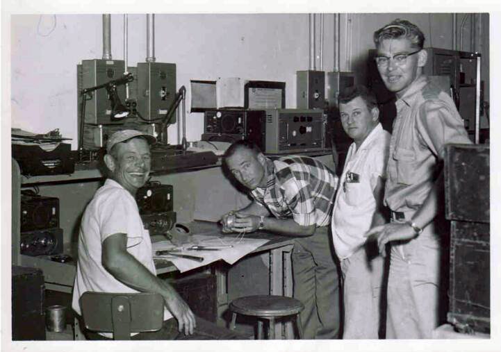 Lloyd Miller, Convair Engineer with his team