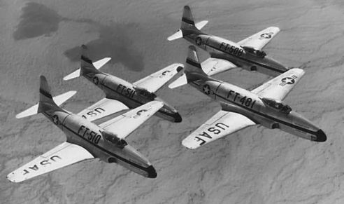 F-80 Aircraft of the 456 F.I.S. 