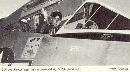 F-106A World Speed Record set by Maj Joe Rogers Dec 15, 1959