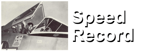 F-106 Delta Dart Speed Record