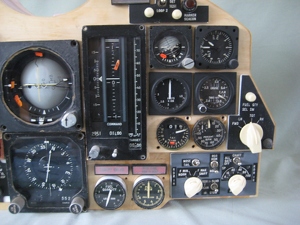 Mockup of Cockpit Instruments