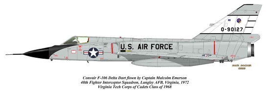 590127 F-106A Drawing