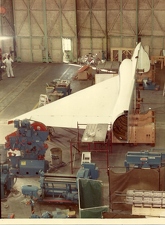 572507 NASA 607 Wind Tunnel Model 1988