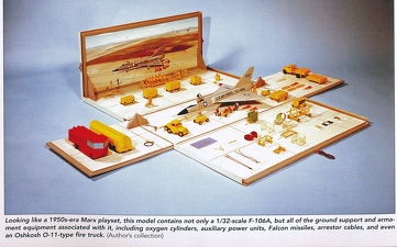 Game Marx F-106A Playset 1960s