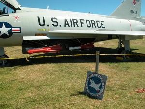 F-102 bay doors and missile racks