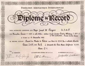 Diplome de Record