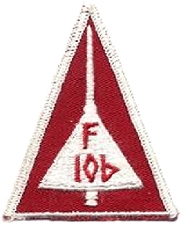   Patch F-106 Classic Triangle Design2
