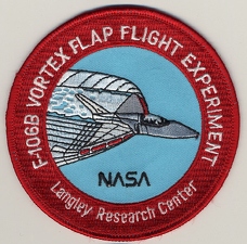  Patch NASA Vortex Flap Experiment