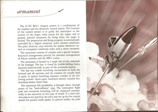 F-106 Convair Booklet Brochure Page 17