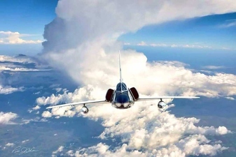F-106 Flying Digital Art