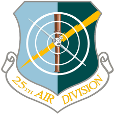  Patch Graphic ADC 25 Air Division