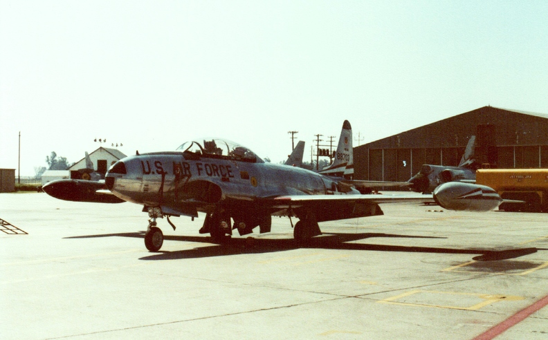 84FIS T-33 T-Bird with 84th FIS F-106s.jpg