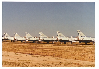 AMARC F-106 Row Lineup 1988