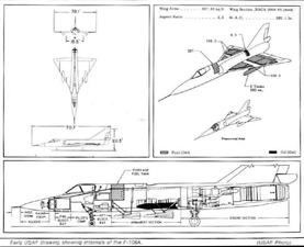 Internal Layout Diagram F-106A